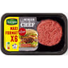 Burger du chef nature 15% x6 650g Socopa