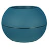 Boule plastique granit D40 H28 coloris blanc à rétention d'eau