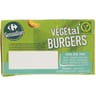 Carrefour veggie végétal burgers soja blé pois 400g