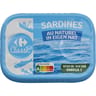 Carrefour classic' sardines au naturel 95g