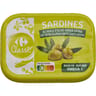 Carrefour classic' sardines huile d'olive vierge extra 95g