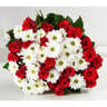 Bouquet composé aube rouge