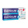 Elgydium dentifrice anti-plaque lot 2x75ml