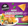 Carrefour sensation mini samoussa crevettes légumes 260g