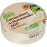 Carrefour Bio camembert au lait cru AOP de Normandie 250g