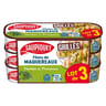 Saupiquet filets de maquereaux grillés herbes de Provence lot de 3 x 120g