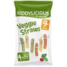 Kiddylicious veggie straws saveur légumes 9+ mois 4x12 gr