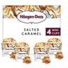 Haagen dazs 4 mini pots salted caramel 380ml 324g