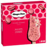 Haagen-Dazs bâtonnets macaron strawberry raspberry Pierre Hermé 3x80ml 225g