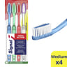 Signal brosse à dents triple action medium x4