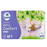 Carrefour essential papier toilette confort ultra confort rose 12 rouleaux