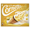 Cornetto soft glace à l'italienne mangue & chocolat blanc 4x140ml 324g