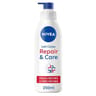 Nivea lait corps repair & care peaux sèches à très sèches flacon pompe 250ml