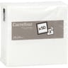 Carrefour home 50 serviettes blanches 24x24cm
