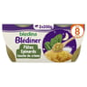 Blediner bols petites pates épinard lait 2x200g