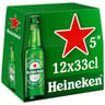 Heineken bière blonde premium 12x33cl 5%vol