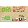 Carrefour bio beurre moulé de baratte demi sel 250g