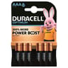 Duracell piles optimum classic aaa x6 66g