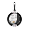 Carrefour home zen noir poêle 28cm