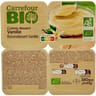 Careffour bio crème dessert vanille 4x95g