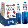 1664 Blanc bière blanche aromatisée 6x25cl 5%vol