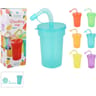 Gobelet avec paille x6 38 cl