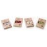 6 CHAUFFE-PLATS "NATURE" 17/38 MM GRIS