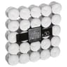 Lot de 50 bougies chauffe-plats coloris blanc