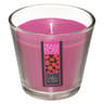 Bougie parfumée framboise Nina dans verre 190 g
