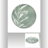 Assiette plate coloris vert 26 cm