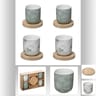 Coffret 4 tasses verts 13 cl