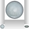 Assiette plate fleur bleu d 26 cm
