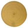 Set de table tressé rond moutarde