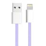 Apm câble usb-a / lightning mfi, colors nylon, violet, 1m 600401