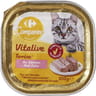 Carrefour companino pâtée pour chat adulte en terrine au poulet -100g