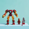 76307 lego marvel super heroes - le robot d'iron man contre ultron