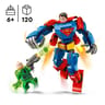 76302 lego dc comics super heroes - le robot de superman contre lex luthor