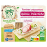 Jardin bio tartines quinoa pois chiche sans gluten bio 150g