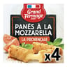 Grand fermage panés à la mozzarella panure provencale x4 - 100g