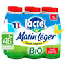 Lactel lait uhh bio matin léger entier sans lactose bp 6x1l