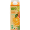 Carrefour bio 100% pur jus d'orange avec pulpe 1l