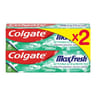 Colgate maxifresh dentifrice cristaux nettoyage et protection 2x75ml