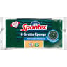Spontex 6 gratte éponges particules d'aluminium