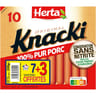 Herta knacki csn x10 7+3 offerts 350g