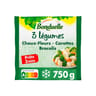 Bonduelle les 3 légumes brocolis carottes choux-fleurs précuits vapeur 750g