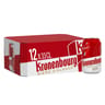 Kronenbourg bière blonde d'Alsace canettes 12x33cl 4.2%vol