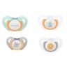 Tex Baby sucette silicone blanc T3 x2