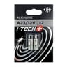 Carrefour pile alcaline A23 I-TECH+ x2