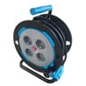Carrefour enrouleur 4 prises 15m 3g1.0mm