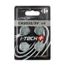 Carrefour 4 piles CR 2025 i-tech+